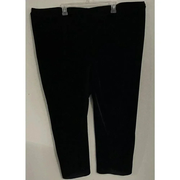 Notations Vintage Womens Blouse/Jacket (Shacket) & Pants Black Size 2XL Velour - Picture 3 of 6